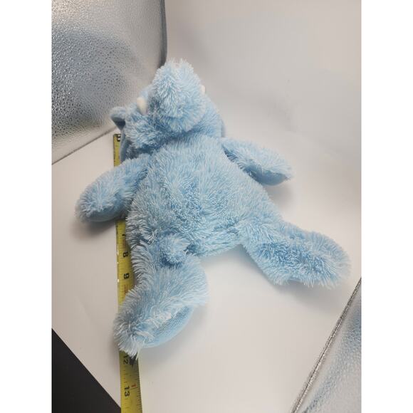 Weighted Blue Elephant Plush Stuffed Animal Shaggy Soft Floppy Cuddle Toy 12” - Picture 4 of 8